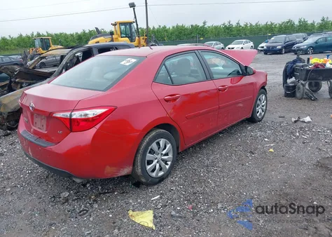 2016 Toyota Corolla Le z USA, uszkodzony, nr VIN 2T1BURHE6GC650713